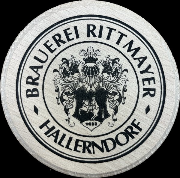Rittmayer-Bierdeckel aus Holz